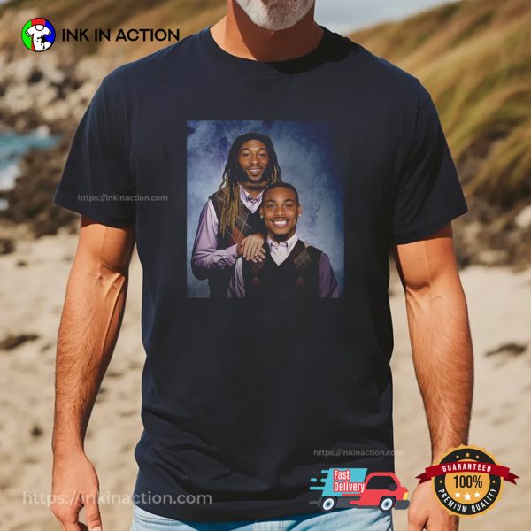 Aaron Jones Justin Jefferson Funny Meme T-shirt