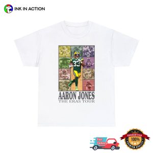 Aaron Jones The Eras Tour Vintage Graphic T shirt 2