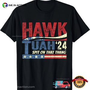 America Hawk Tuah '24 Retro Style T shirt 1