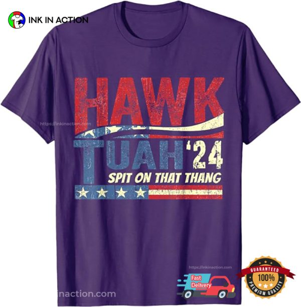 America Hawk Tuah ’24 Retro Style T-shirt