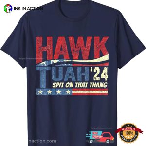 America Hawk Tuah '24 Retro Style T shirt 3