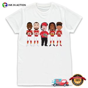 Andy Reid And KC Chiefs Football Team Animation T shirt 3