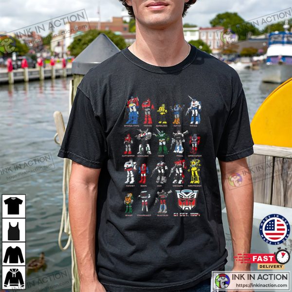 Autobot Generation 1 Est 1984 Transformers T-shirt