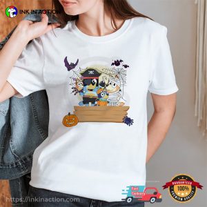 BLUEY Halloween Family Unisex T shirt 2