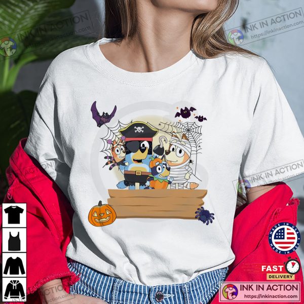 BLUEY Halloween Family Unisex T-shirt