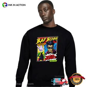 Bad Bunny X Royal Rumble 2021 Comic Style T shirt 2