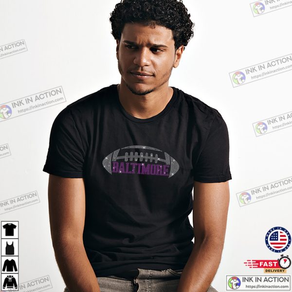 Baltimore Football Season, Baltimore Ravens Match T-shirt