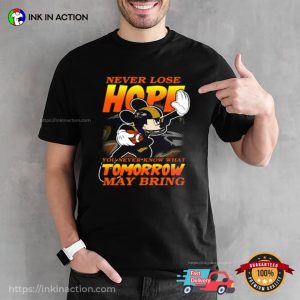 Baltimore Ravens NFL Mickey Disney Never Lose Hope T shirt 2