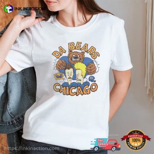 Beavis And Butt Head X Chicago Bears Vintage 90s Football T shirt 1