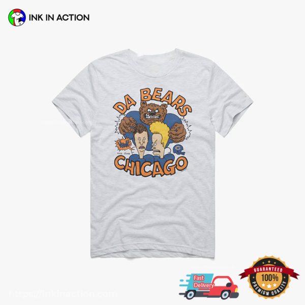 Beavis And Butt Head X Chicago Bears Vintage 90s Football T-shirt