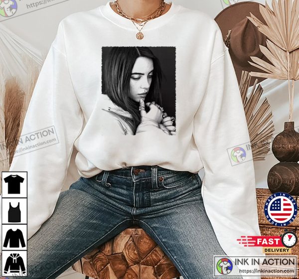 Billie Eilish Retro Graphic 90s Style T-shirt