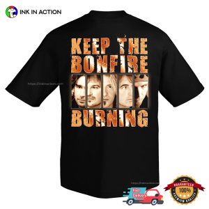 Bonfire Rock The Planet T-shirt