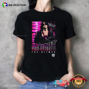 Bret Hart The Hitman WWE Signature T shirt 2