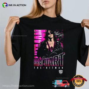 Bret Hart The Hitman WWE Signature T shirt 3