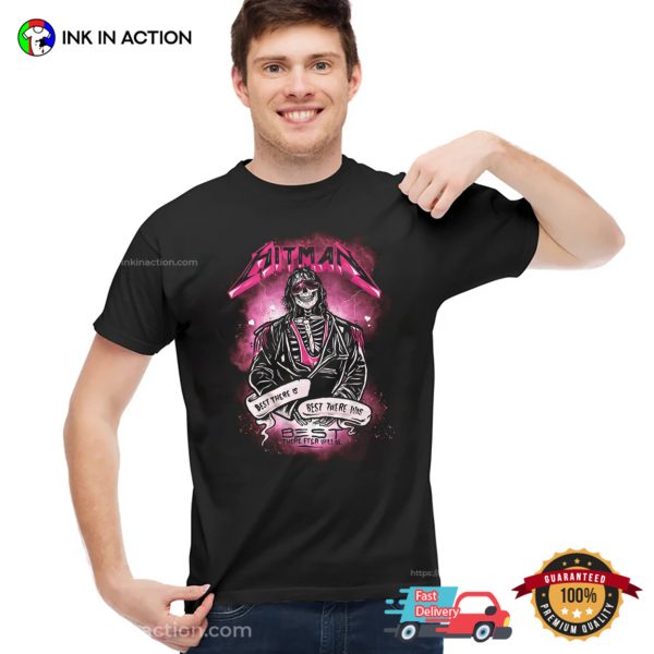 Bret Hitman Hart Best There Ever Will Be Wrestling T-shirt