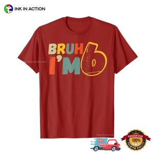 Bruh I'm 8yo Birthday T shirt 4