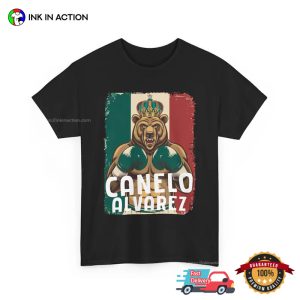 Canelo Alvarez Boxing King Bear T shirt 3