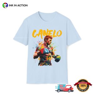 Canelo Alvarez Colorful Painting Graphic Tee 1