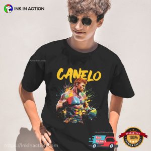 Canelo Alvarez Colorful Painting Graphic Tee 4