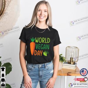 Carrot World Vegan Day 2024 Unisex T-shirt