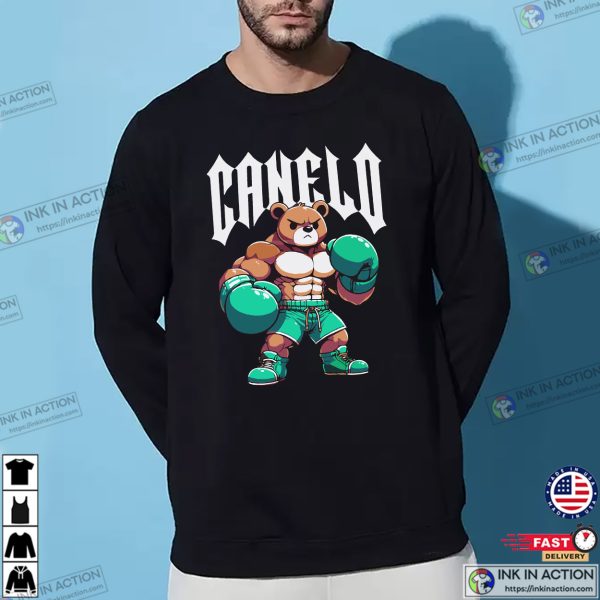 Champions Teddy Bear Canelo Mexico Boxer T-shirt