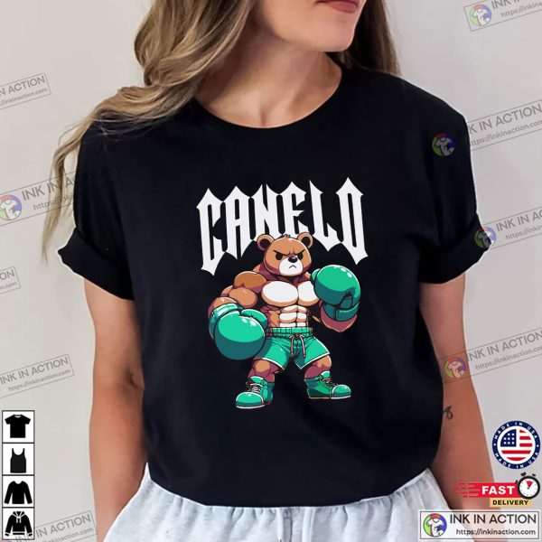 Champions Teddy Bear Canelo Mexico Boxer T-shirt