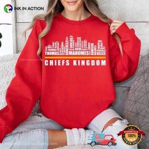 Chiefs Kingdom Skyline City Football Fan Tee 3