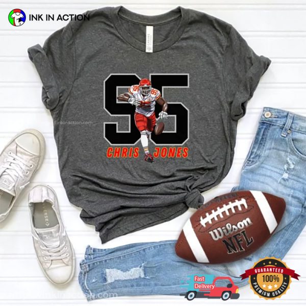 Chris Jones 95 Defensive Tackle KC Chiefs T-shirt