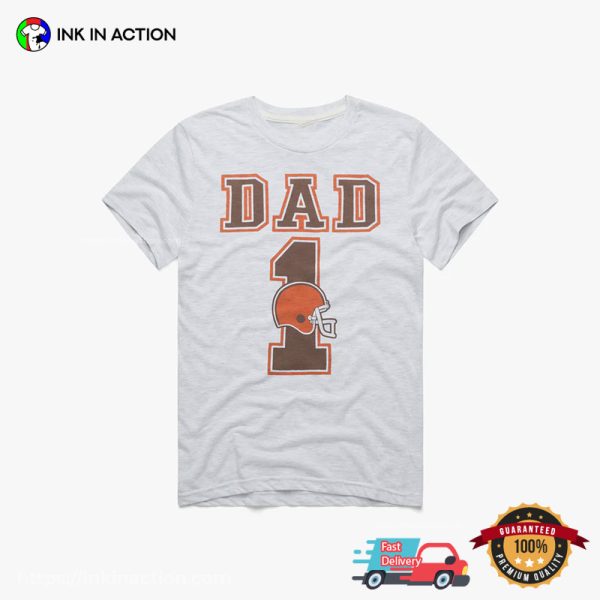 Cleveland Browns Football Dad Retro NFL T-shirt