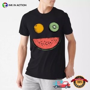 Cool Watermelon Lemon Kiwi Veggie Plant Diet Unisex T shirt 2