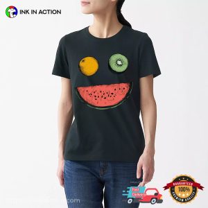 Cool Watermelon Lemon Kiwi Veggie Plant Diet Unisex T shirt 4