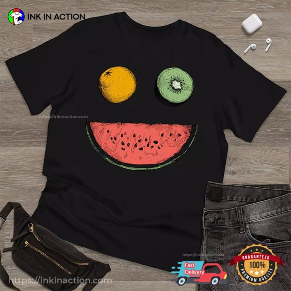 Cool Watermelon Lemon Kiwi Veggie Plant Diet Unisex T shirt