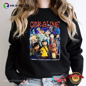 Coraline Spooky Movie T-shirt, Halloween Gift