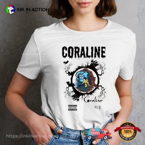 Coraline The Horror Cartoon T shirt 1