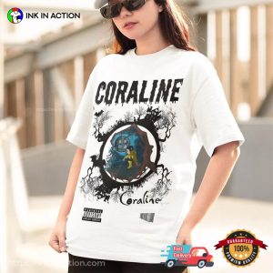 Coraline The Horror Cartoon T shirt 2