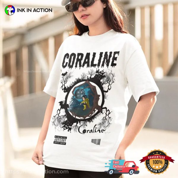 Coraline The Horror Cartoon T-shirt