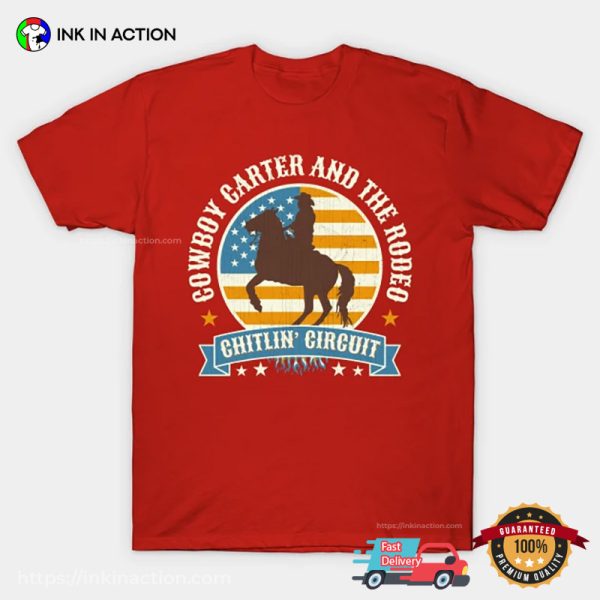 Cowboy Carter And The Rodeo Chitlin Circuit Retro Beyonce T-shirt