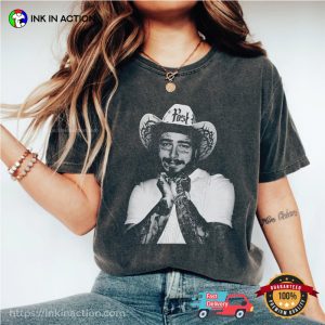 Cowboy Posty Cute Graphic Comfort Colors Tee 1