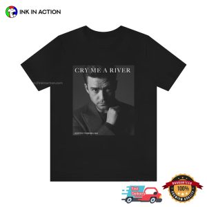 Cry Me A River Justin Timberlake Retro Graphic Photo T shirt 1