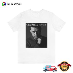 Cry Me A River Justin Timberlake Retro Graphic Photo T shirt 3