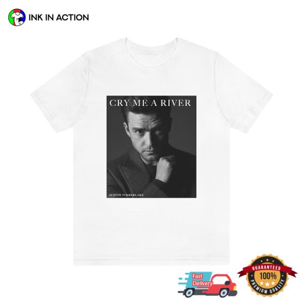 Cry Me A River Justin Timberlake Retro Graphic Photo T-shirt