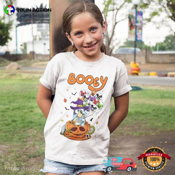 Cute Bluey Booey Halloween Shirt