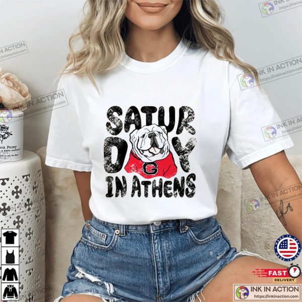 Cute Saturday In Athens Georgia Football Shirt