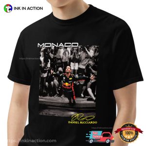 Daniel Ricciardo F1 Monaco Graphic T shirt 5