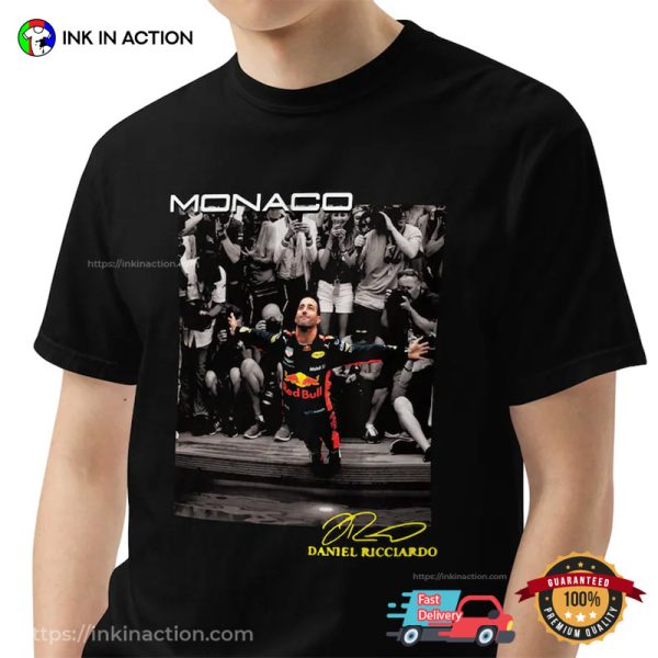 Daniel Ricciardo F1 Monaco Graphic T-shirt