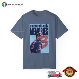 Daniel Ricciardo No Regrets Only Memories T shirt 4