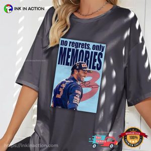 Daniel Ricciardo No Regrets Only Memories T shirt 6