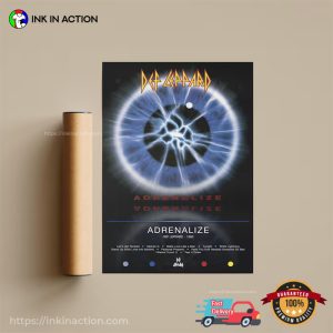 Def Leppard Adrenalize Album Cover Poster 2