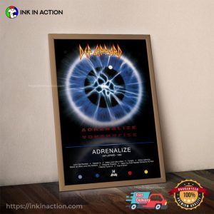 Def Leppard Adrenalize Album Cover Poster 3