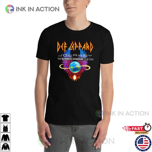 Def Leppard The Summer Stadium Tour 2024 Unisex T-shirt